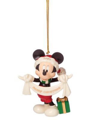 Lenox - 2025 Porcelain Merry Christmas Mickey Mouse Ornament