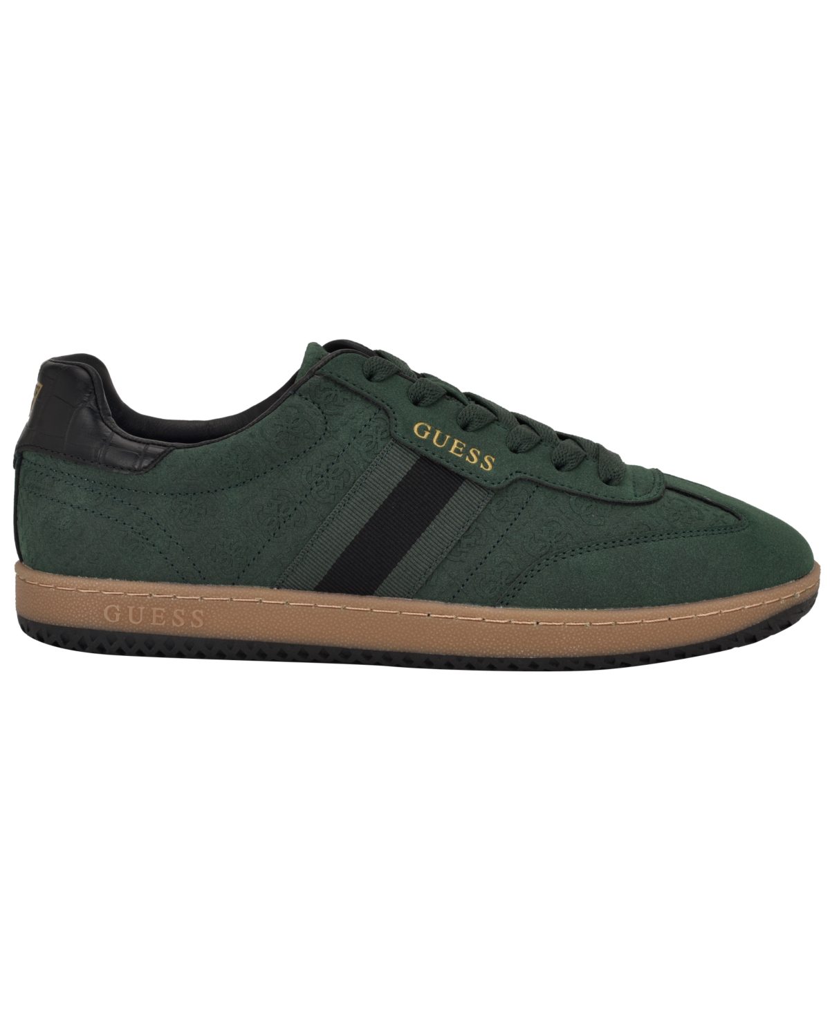 Guess Men's Kloane T-toe Fashion Lace Up Sneakers In Green