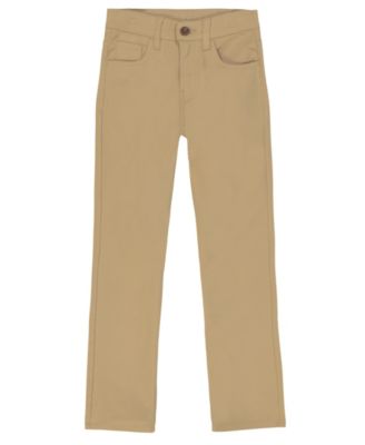 Little Boys Uniform 5 Pocket Stretch Twill Pants