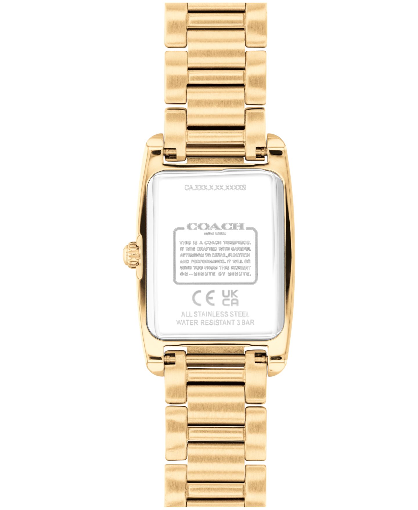 Женские часы COACH Reese Gold Tone Stainless Steel Bracelet Watch, 20mm — фото 2