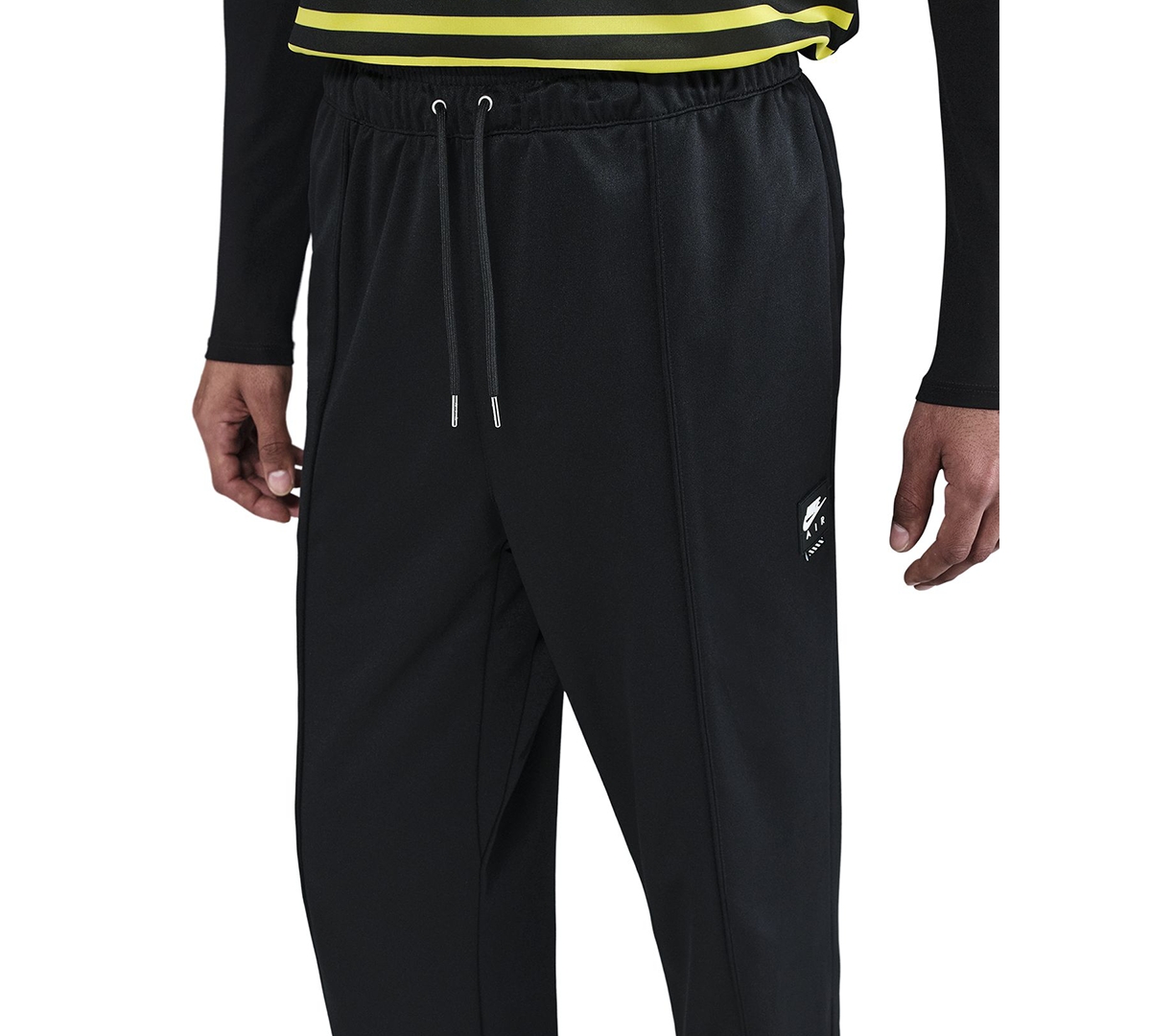 Nike Men's Sportswear Air Poly-knit Track Pants In Black