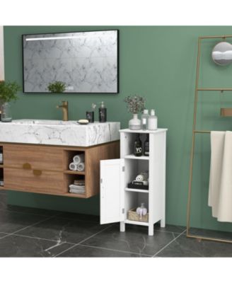 Bathroom Storage Organizer with 2-Tier Cabinet