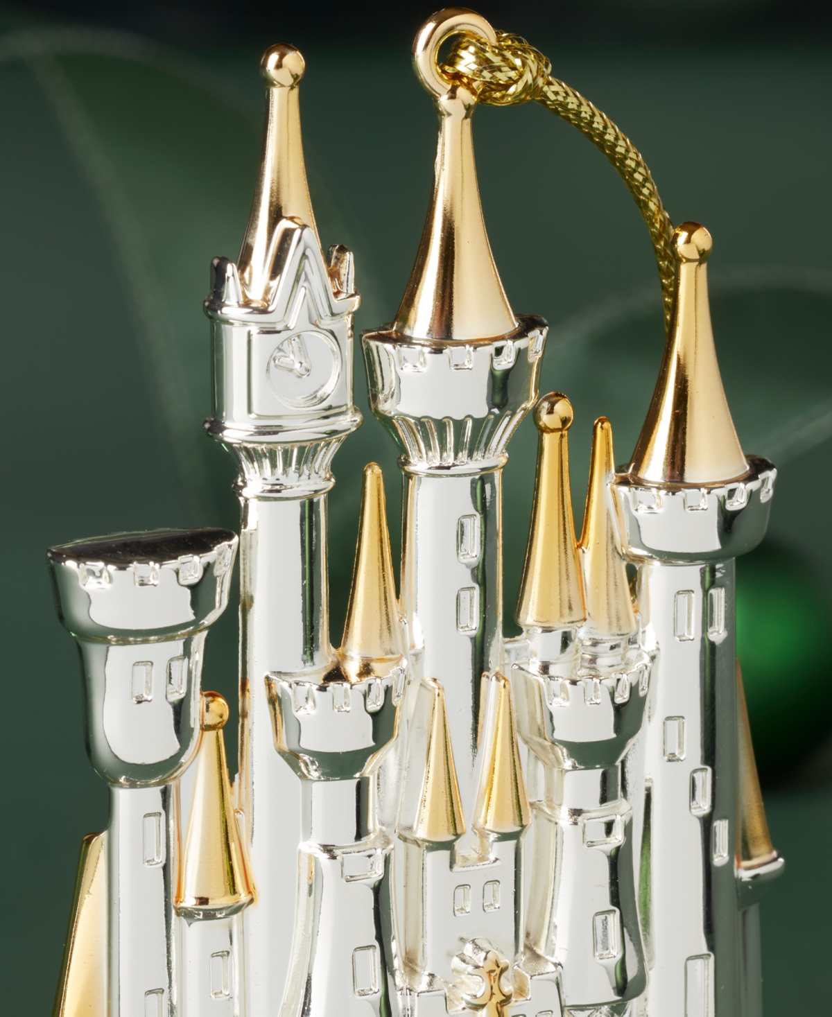 Lenox 2025 Cinderella Castle Silverplate Ornament