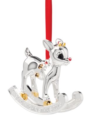Lenox - 2025 Baby's 1st Christmas Rudolph Ornament