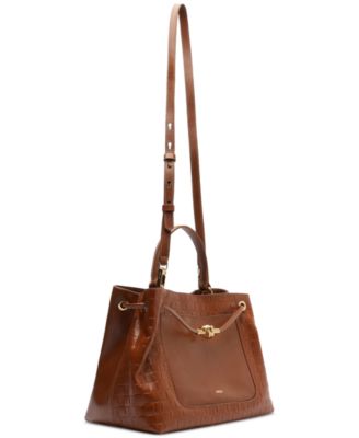 Delphine Large Leather Shopping Bag