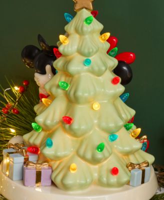 Disney Mickey & Minnie Lit Tree Figurine