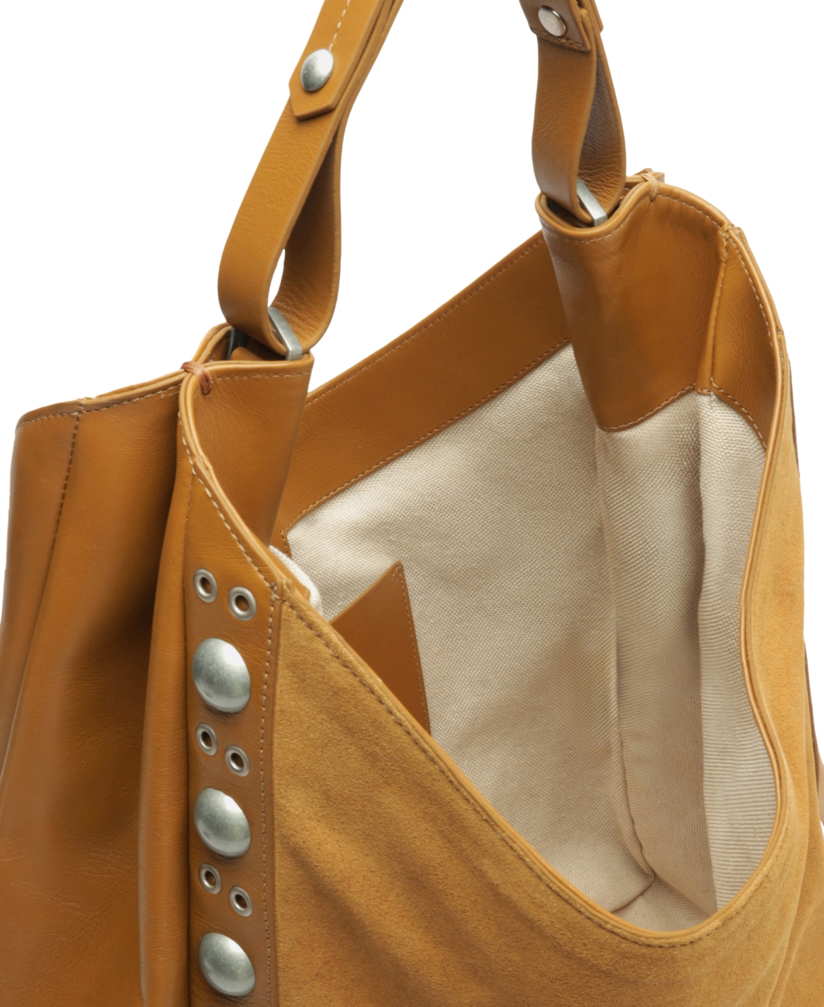 Arezzo Owen Large Suede Hobo In Orange