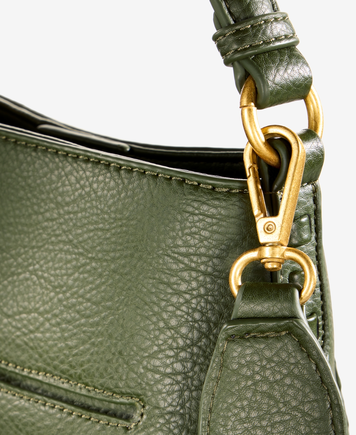 Style & Co Mini Woven Bucket Bag, Macy's Exclusive In Green