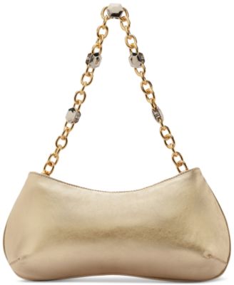 Luna Small Leather Baguette