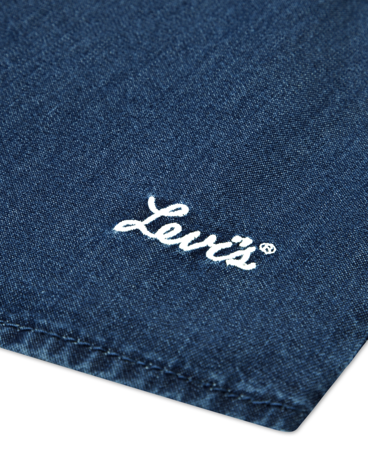 Levi's Baby Girls Wild West Cotton Ruffle Dress In Blue