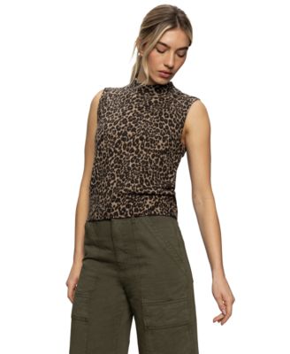 Women's Fuzzy Shell Sleeveless Sweater