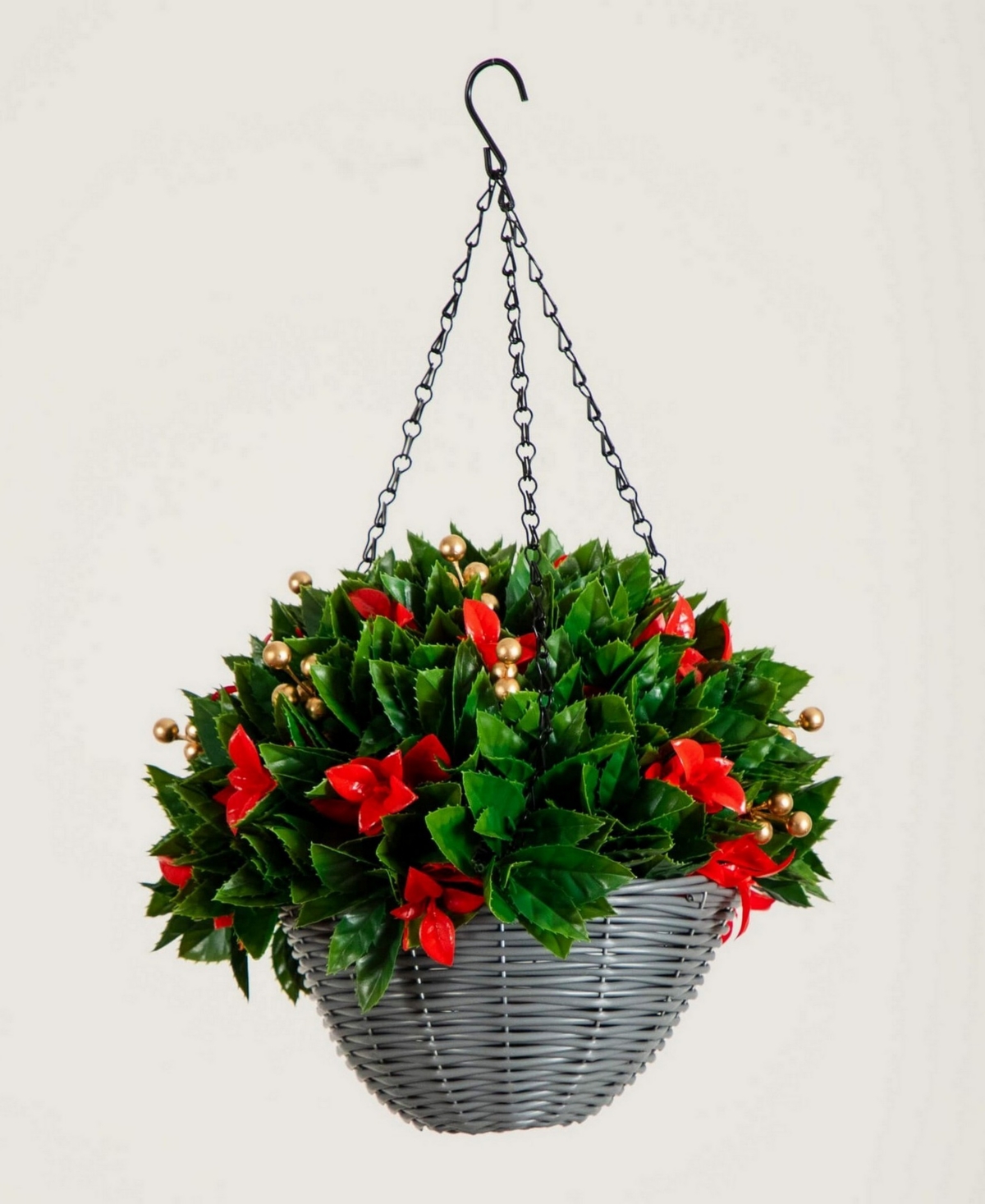 Nearly Natural 24" Pre-lit Uv Resistant Artificial Christmas Led Lights Indoor And Outdoor In Multi