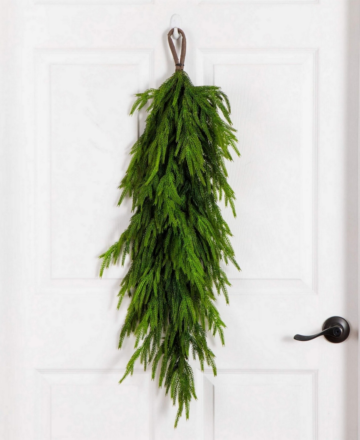 Nearly Natural 3" Artificial Touch Norfolk Island Pine Teardrop With Natural Look In Green