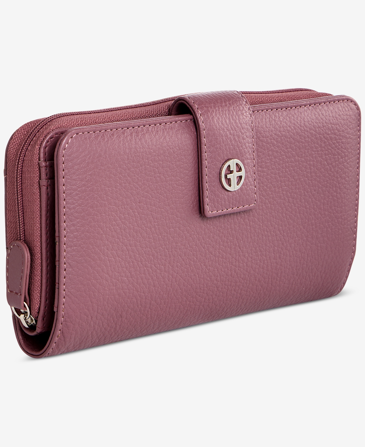 Giani Bernini Softy Leather All In One Wallet, Created For Macy's In Brown