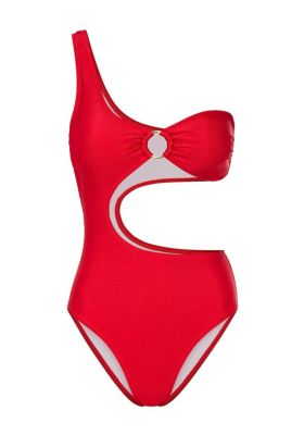 Women's One Shoulder One Piece Swimsuit