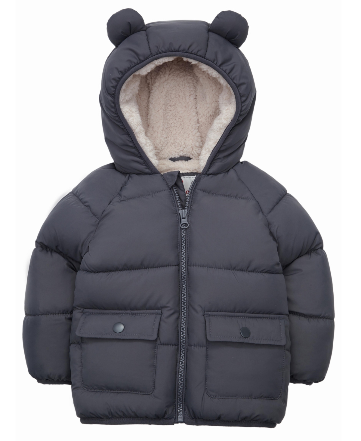 Rokka&Rolla Baby Boys Sherpa Fleece Lined Puffer Coat 6-24M