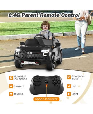12V Kids Ride On Car Chevrolet Tahoe Electric Truck SUV Remote w/ Light & Music
