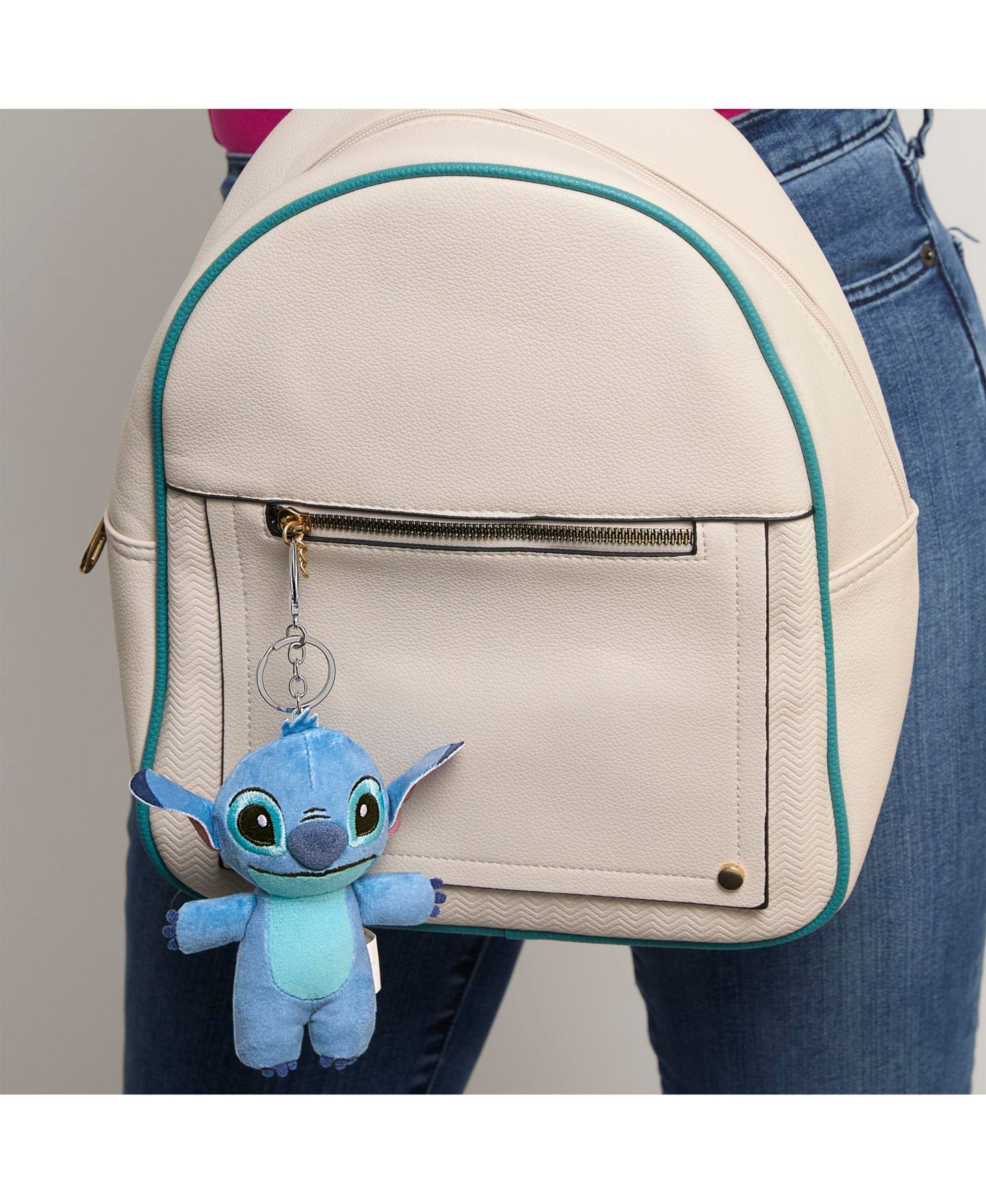 Брелок Disney Stitch Plush Keychain, цвет: Синий — фото 5