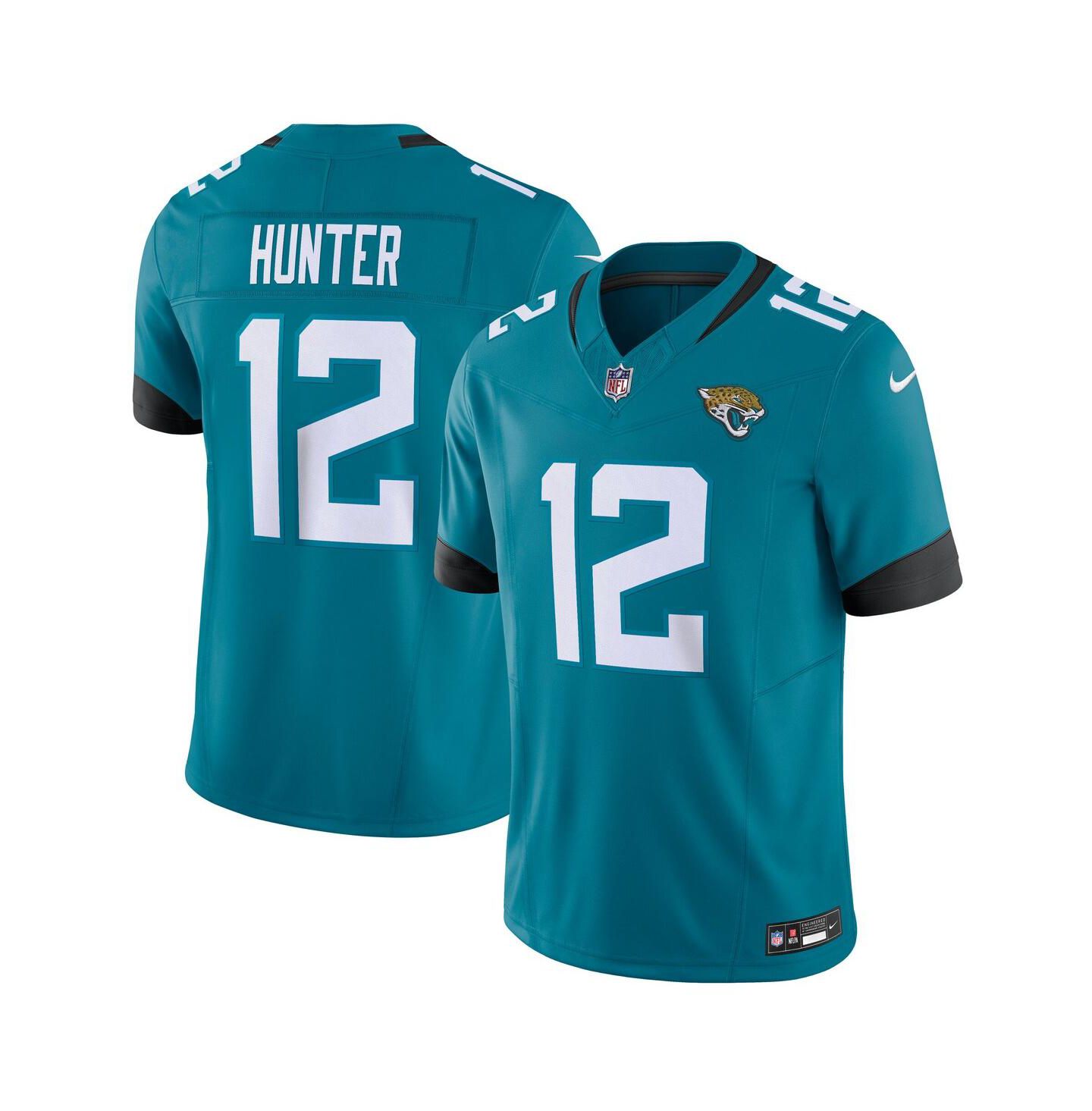 Мужской топ Nike Travis Hunter Teal Jacksonville Jaguars Team Limited Jersey — фото 1