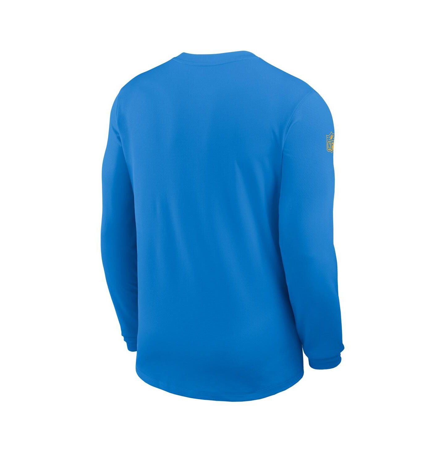 Мужская футболка Nike Powder Blue Los Angeles Chargers Sideline Coach UV Performance Long Sleeve — фото 2