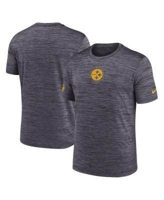 Nike - Men's Black Pittsburgh Steelers Big Tall Sideline Velocity Performance T-Shirt