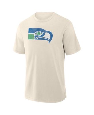 Men's&nbsp;Cream Seattle Seahawks Slub T-Shirt