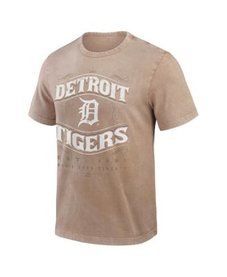 Darius Rucker Collection by Men's Tan Detroit Tigers Sun Faded T-Shirt