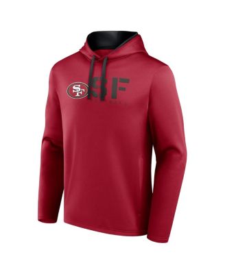Men's Scarlet San Francisco 49ers Head Start Pullover Hoodie