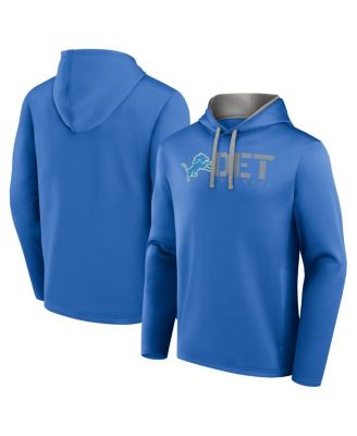 Logo Athletic - Men's Blue Detroit Lions Head Start Pullover Hoodie