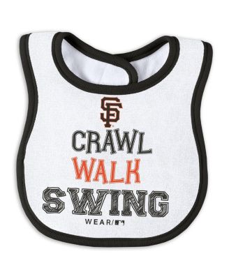 Baby Boys and Girls San Francisco Giants Sleep Play with Bib Set