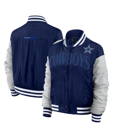 Женские куртки Fanatics Women's Navy Dallas Cowboys Elements Wave Full-Snap Jacket
