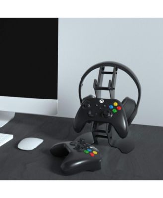 Universal Controller & Headset Stand – Aluminum Metal Holder for PS5, PS4, Xbox Series X|S, Xbox One, Nintendo Switch & PC Gamepads
