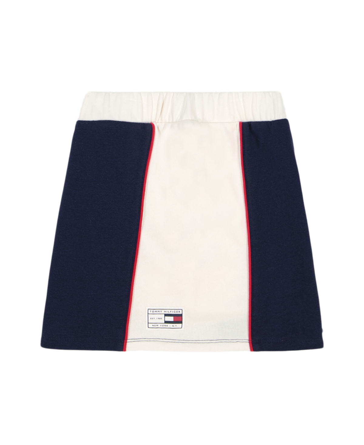 Tommy Hilfiger Big Girls French Terry Color Block Skort In Blue