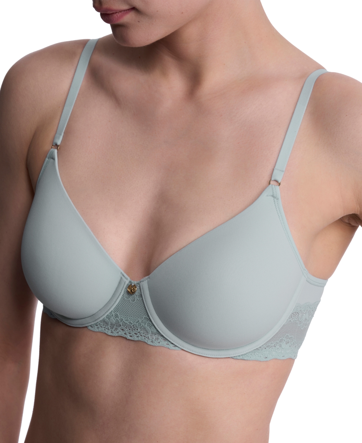 Natori Bliss Perfection All Day Underwire Contour Bra In Green