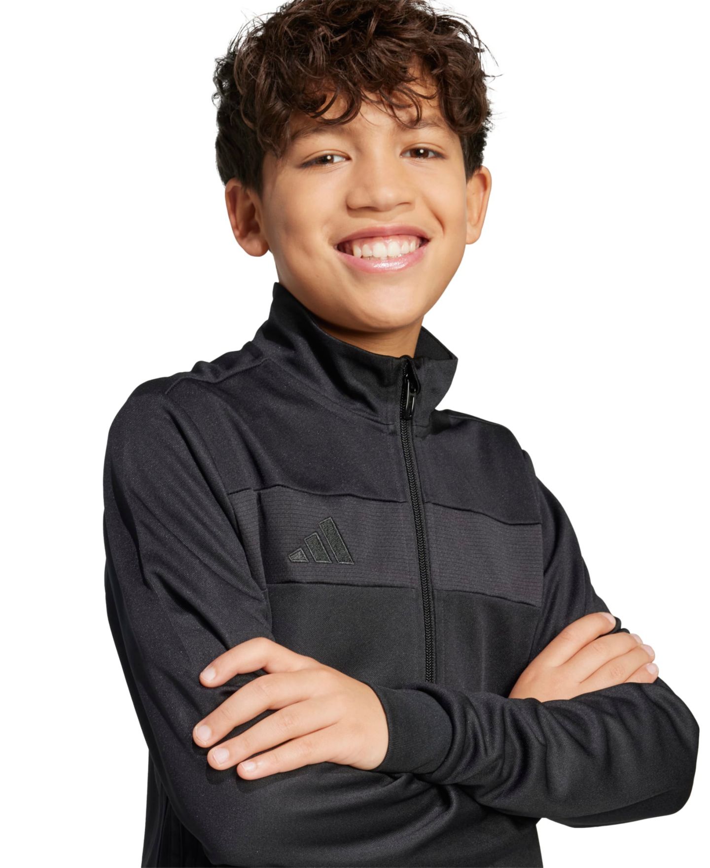 Куртка adidas Tiro 25 Essentials Training Jacket для мальчиков, цвет: Чёрный — фото 3