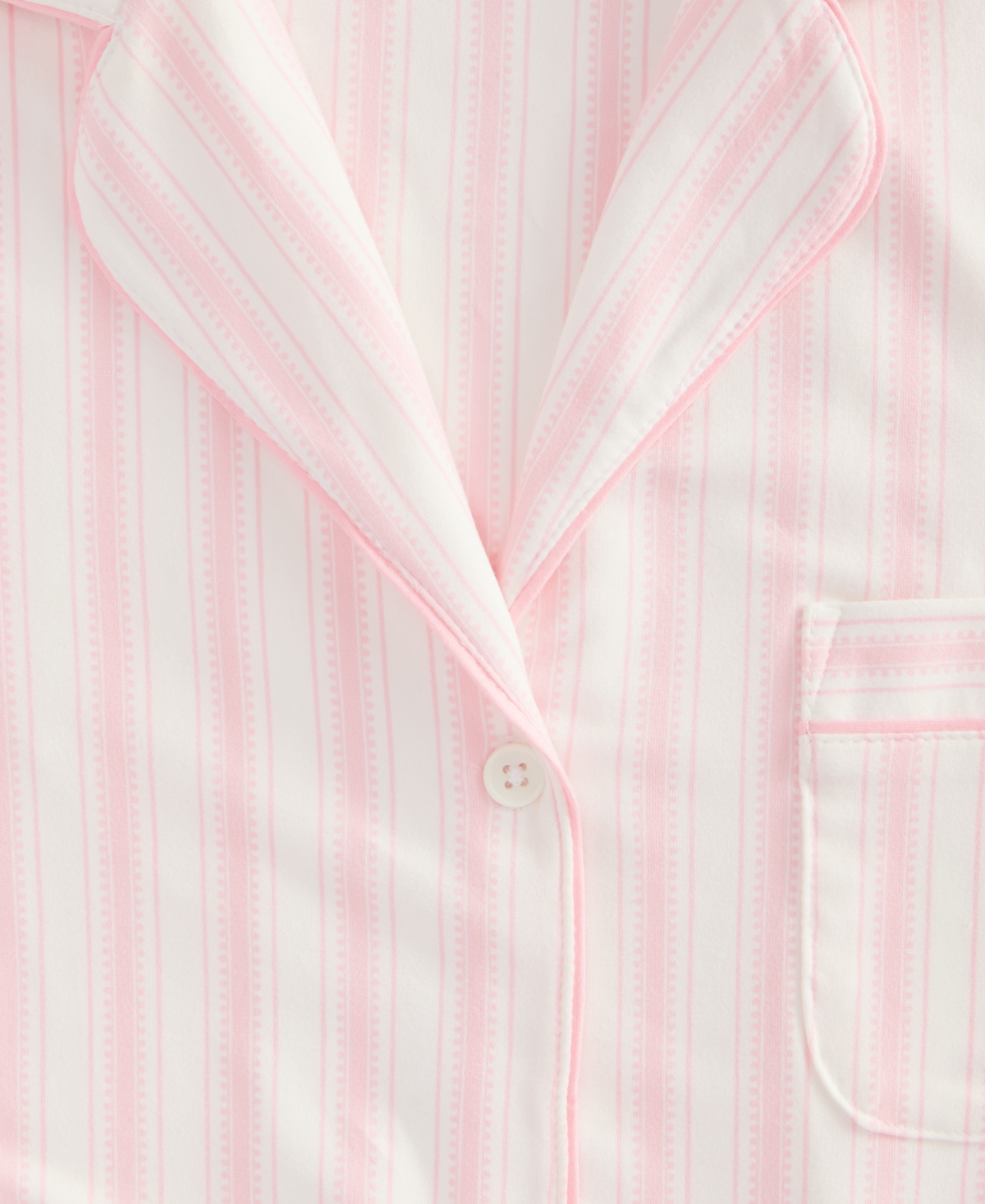 Charter Club Women's Notched-collar Sleepshirt, Created For Macy's In Pink