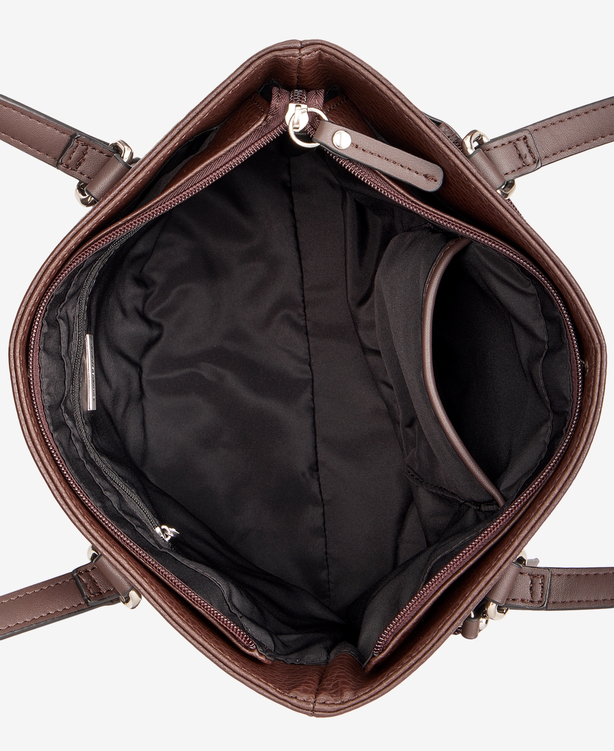 Giani Bernini Large Pebbled Tote Bag, Macy's Exclusive In Brown