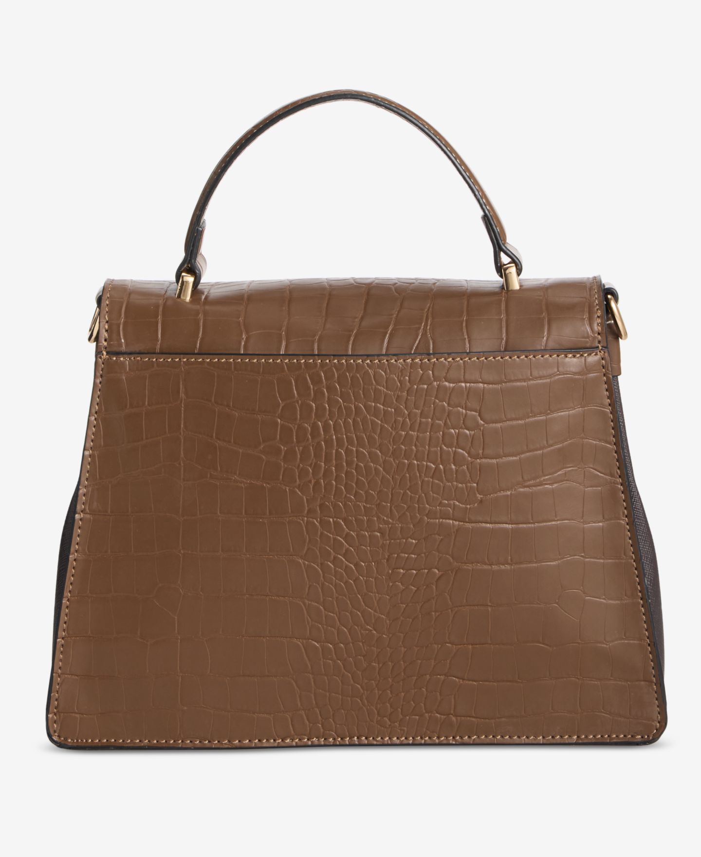 Женская сумка Giani Bernini Small Monogram Top Handle Crossbody, цвет: Кофейный / Орех коричневый — фото 4