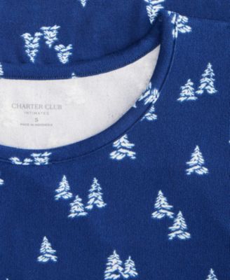 Women's Jersey Printed Long Sleeve Sleepshirt