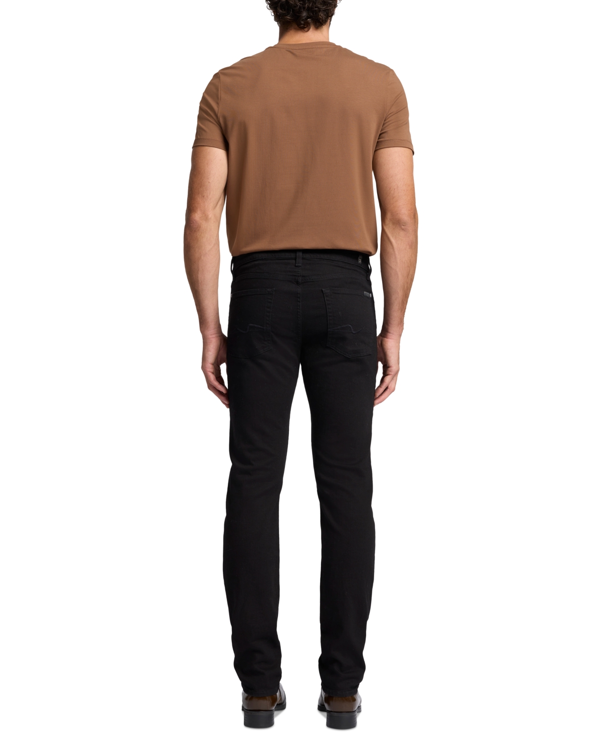 7 For All Mankind Men's Slimmy Slim-fit Jeans In Black