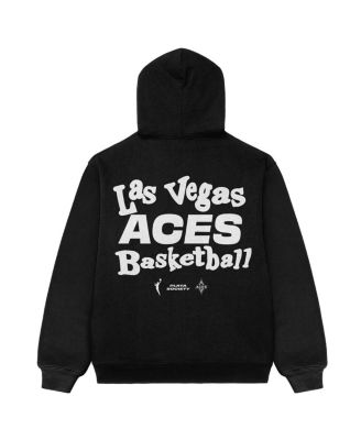 Men's and Women's Black Las Vegas Aces Team Pullover Hoodie
