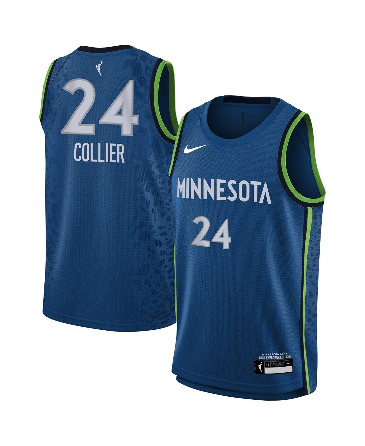 Nike Big Boys and Girls Napheesa Collier Blue Minnesota Lynx Explorer Edition Player Jersey - Blue