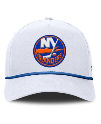 Men's White New York Islanders Rope A-Frame Adjustable Hat