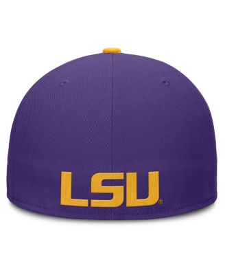 Men's Purple LSU Tigers True Primetime Performance Fitted Hat