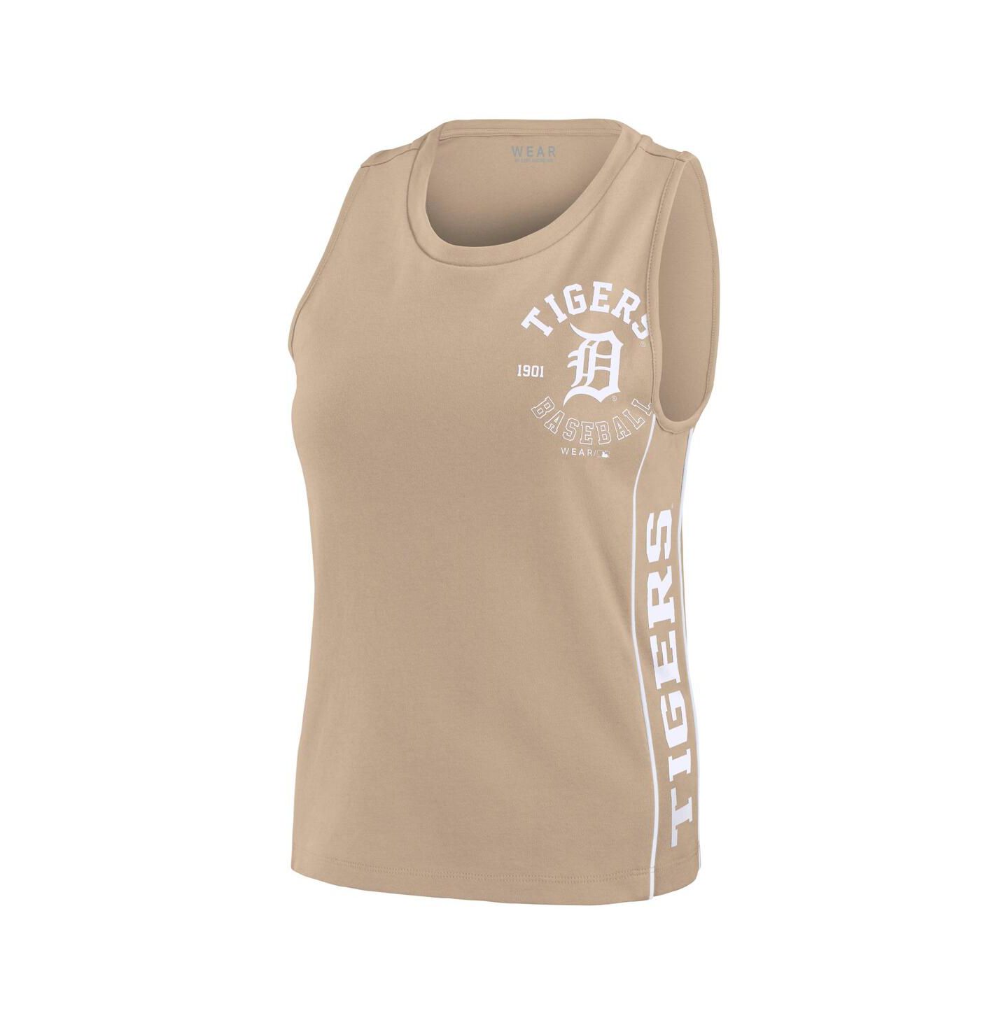 Женский топ WEAR by Erin Andrews Tan Detroit Tigers Tonal — фото 3