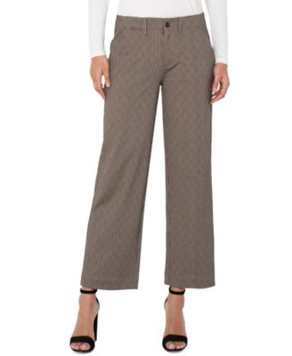 Liverpool Los Angeles - Women's Wide-Leg Cropped Pants
