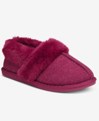 Women's Faux-Fur-Lined Slippers, Macy's Exclusive