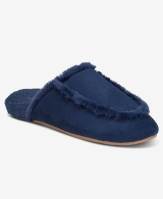 Women's Faux Shearling Slide Slippers, Macy's Exclusive