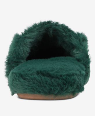 Women's Faux Shearling Slide Slippers, Macy's Exclusive