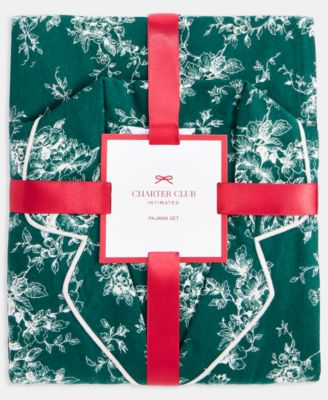 Women's 2-Pc. Cotton Flannel Packaged Pajamas Set, Created for Macy's